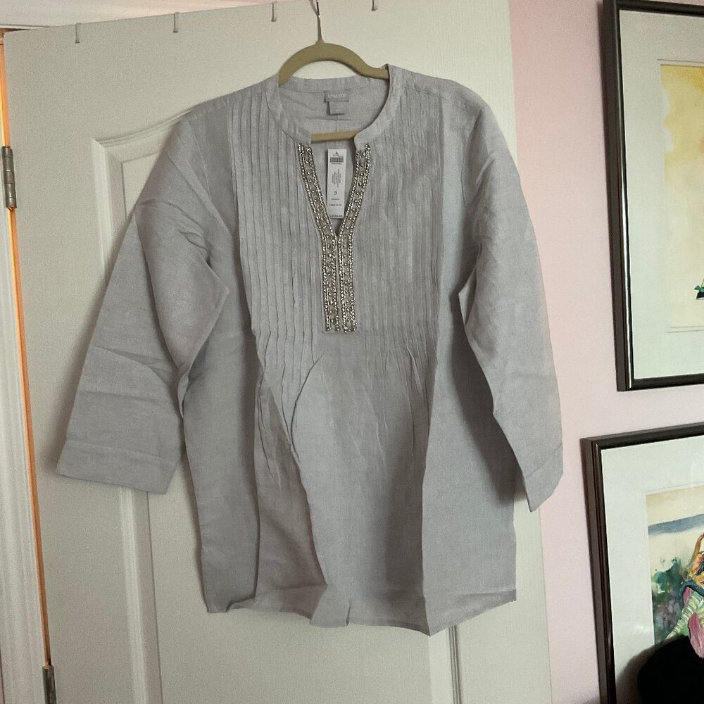 Chico's Linen Tunic New With Tags